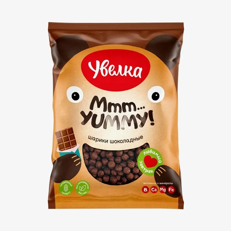 Шарики Увелка шоколадные глазированные 200 г