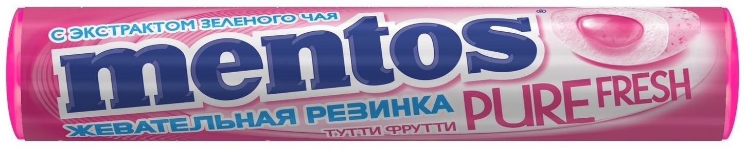 Жевательная резинка Mentos Pure Fresh тутти-фрутти 8 шт