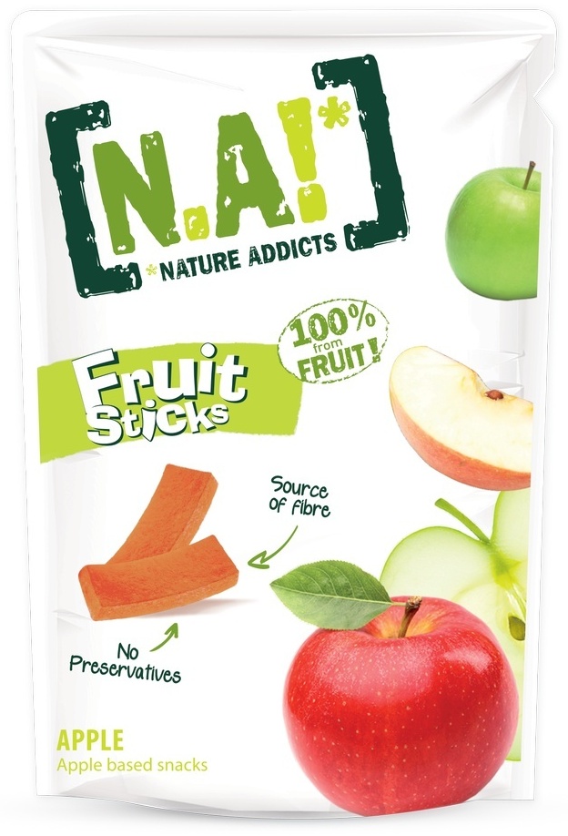 NA! Nature Addicts пастила Fruit Sticks яблоко 35 г