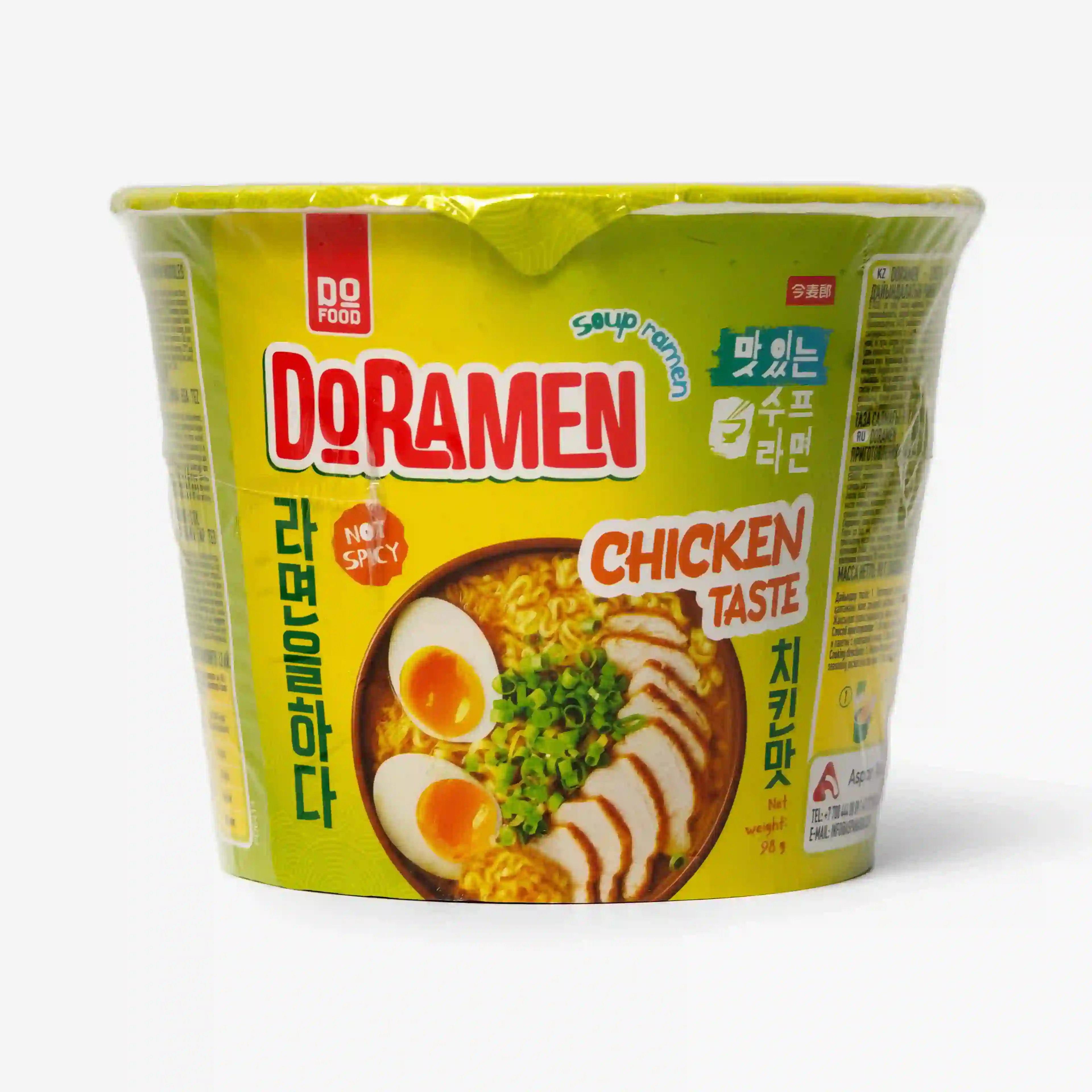 Лапша Do foodramen chicken taste bowl, курица 98 г