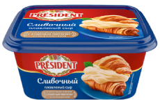 Сыр плавленый President Сливочный 45% 400 г