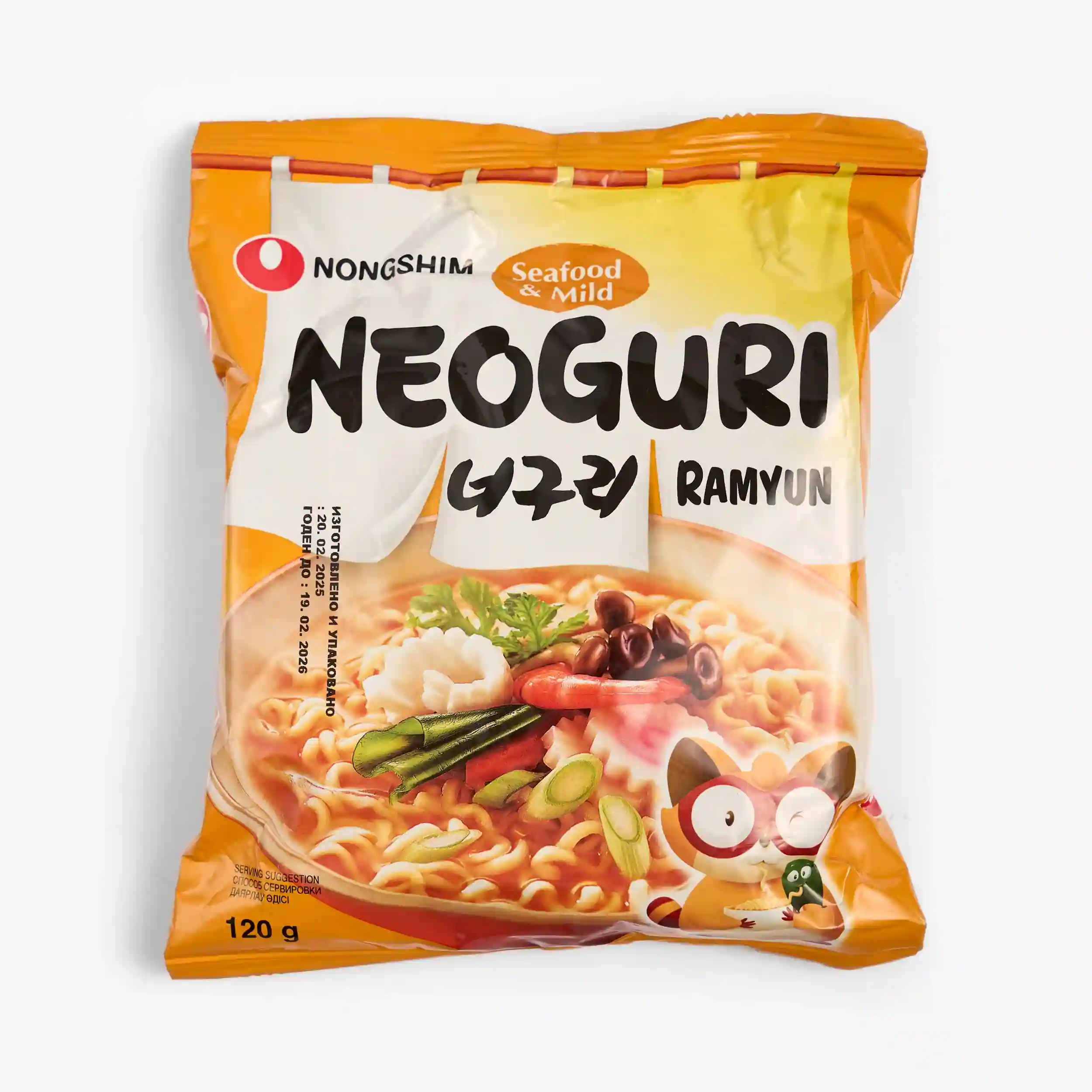 Лапша Nongshim неогури морепродукты 120 г