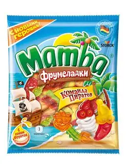 Мармелад Mamba Фрумеладки Команда пиратов жевательный 70 г
