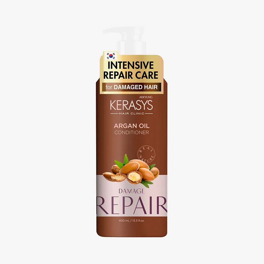 Кондиционер Kerasys natural с аргановым маслом, 400 мл