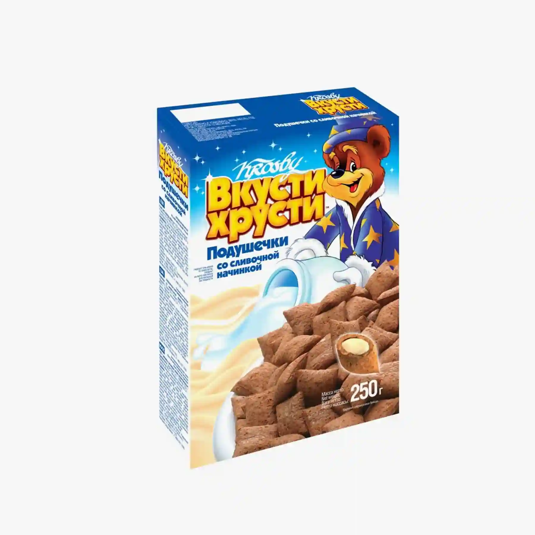 Подушечки Krosby со сливочной начинкой 250 г