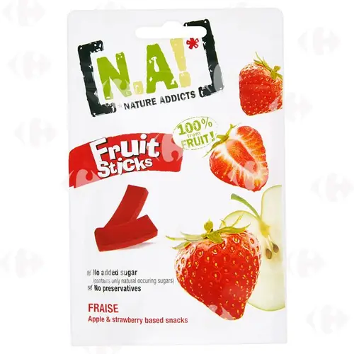 NA! Nature Addicts пастила Fruit Sticks клубника 35 г