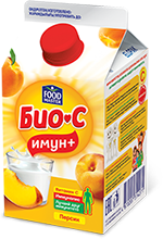 БИО-С Имун+ Персик 2,9% 500 мл