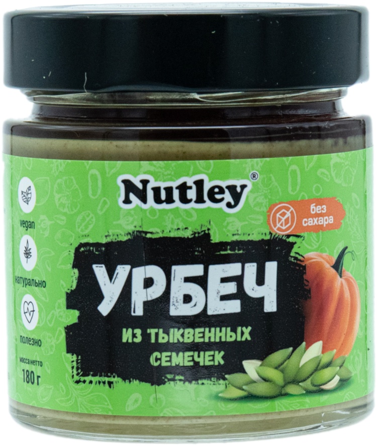 Nutley урбеч из тыквенных семечек 180 г
