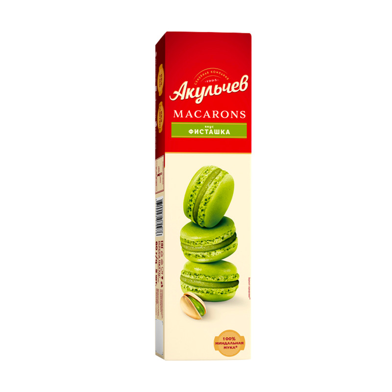 Акульчев тасаrons фисташка 60 г