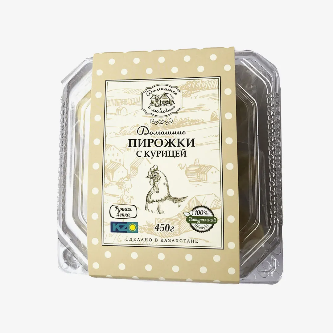 Пирожки Домашнее с Любовью домашние с курицей 450 г