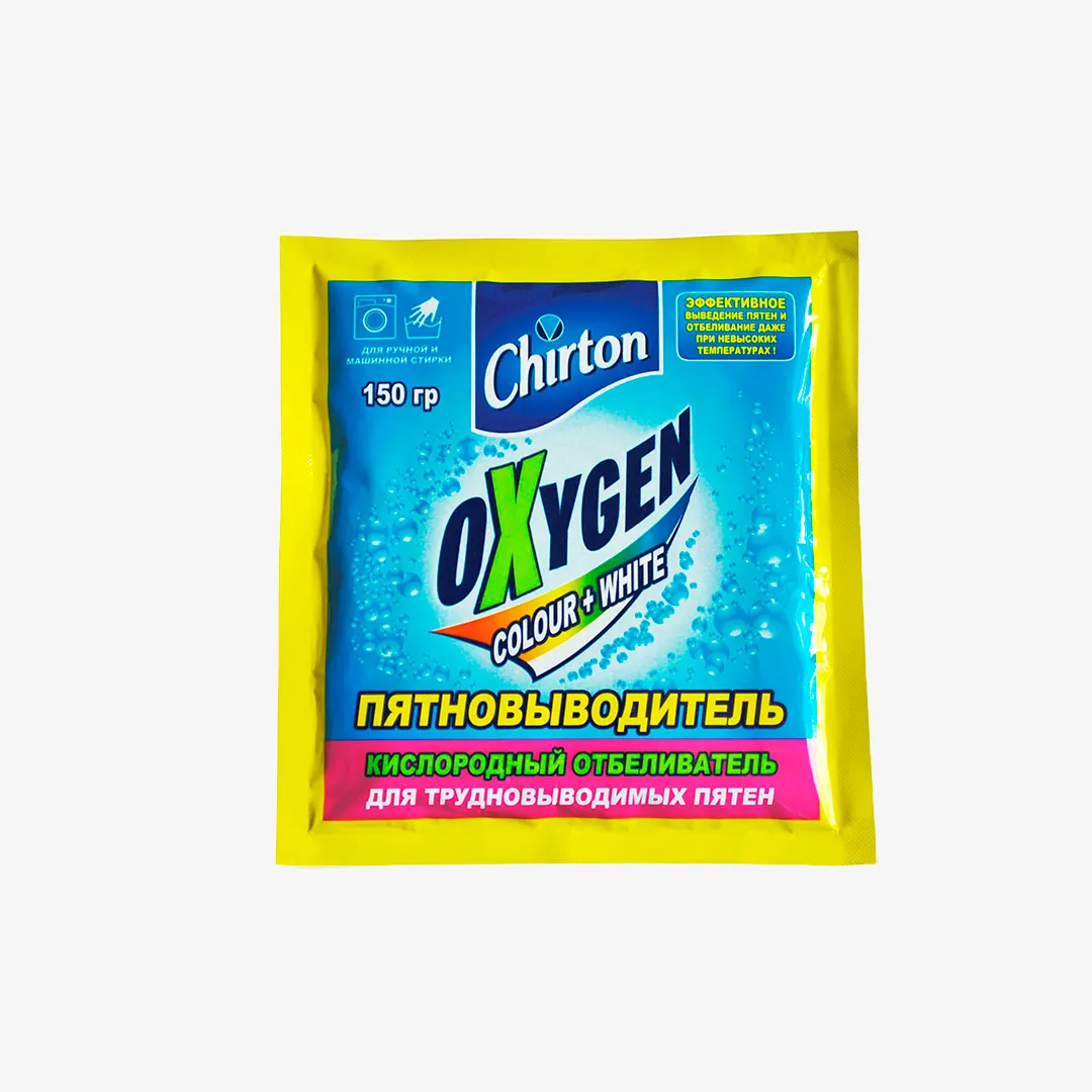 Пятновыводитель Chirton отбеливатель кислородный Оксиджен 150 г