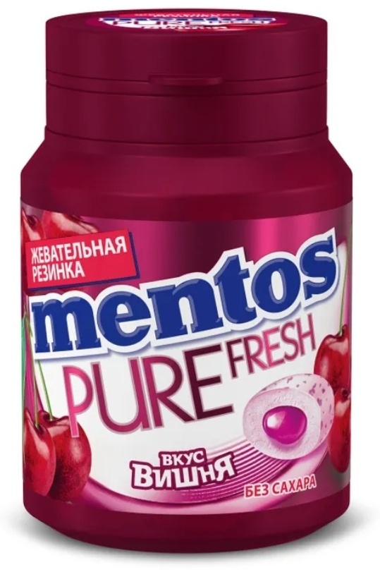 Жевательная резинка Mentos вишня 36 шт