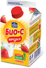 БИО-С Имун+ Клубника 2,9% 450 мл