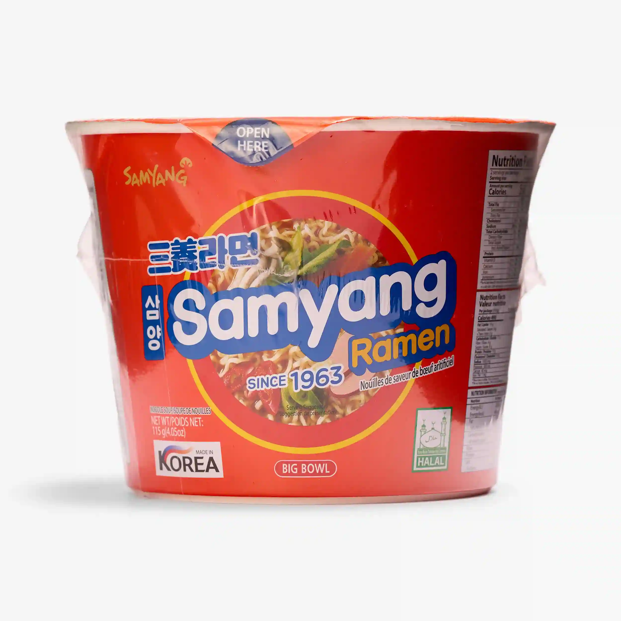 Лапша Samyang big bowl, 115 г