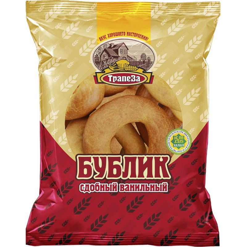 Бублик Трапеза сдобный ванильный 400 г
