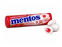 Жевательная резинка Mentos Pure  Fresh клубника 8 шт