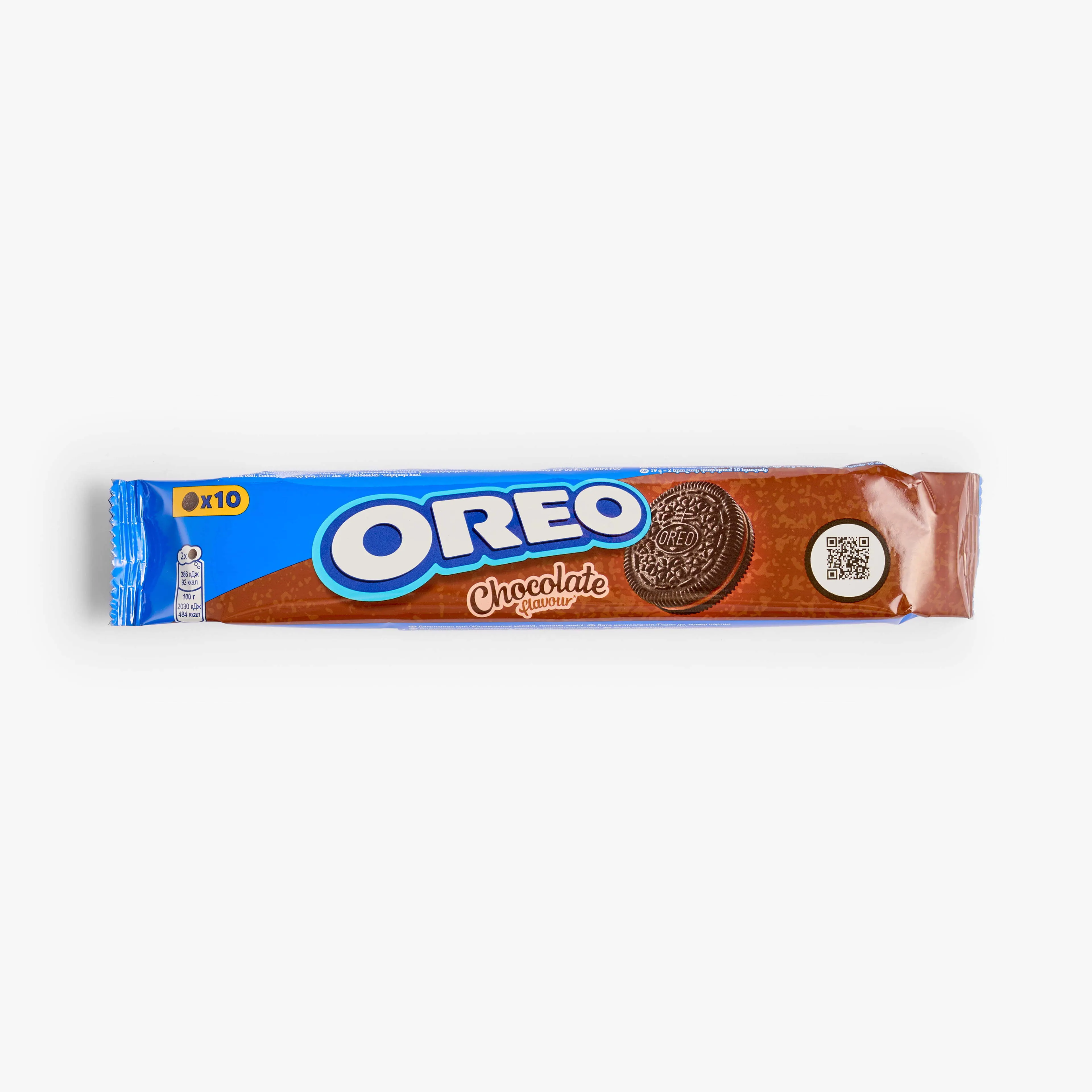 Печенье Oreo с какао и начинкой со вкусом шоколада, 95 г