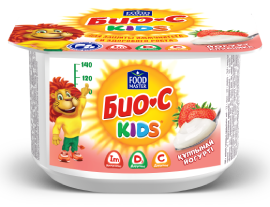 БИО-C KIDS ложковой йогурт Клубника 2,5% 110 мл