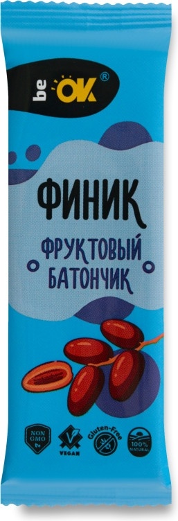 Bio Elite батончик фруктовый Ве Ок финик 1 шт