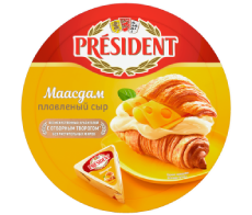Сыр плавленый President "Маасдам" 40% 140 г