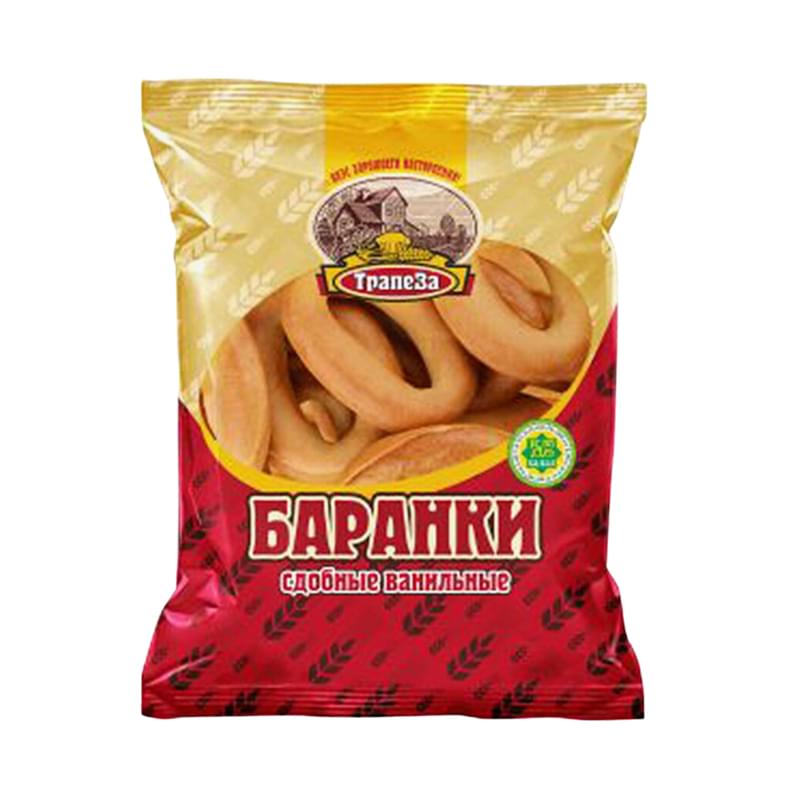 Баранки Трапеза сдобные ванильные 400 г
