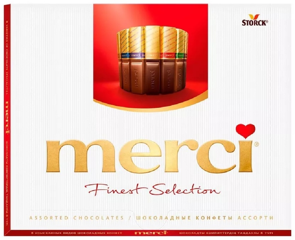 Конфеты шоколадные Merci Finest Selection 250 r