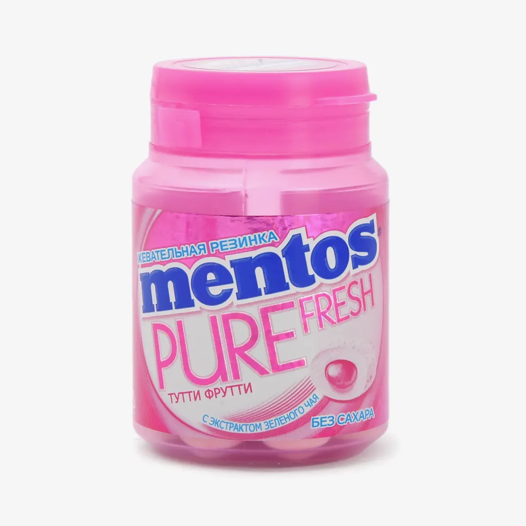 Жевательная резинка Mentos Pure Fresh тутти-фрутти 28 шт