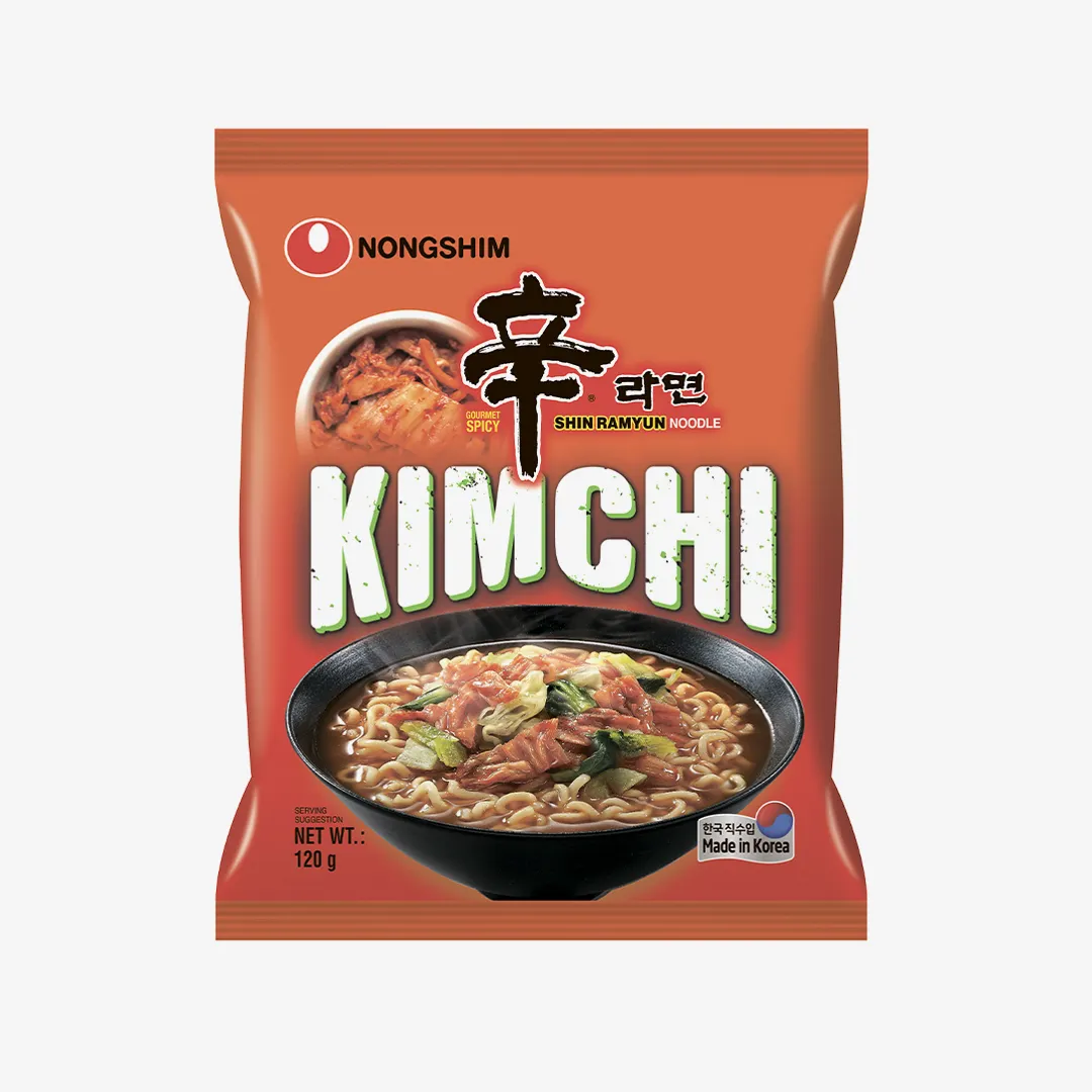 Лапша Nongshim кимчи рамен, 120гр