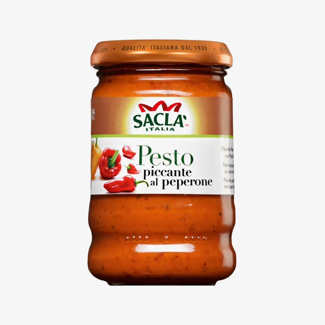 Соус Sacla Pesto Piccante al Peperone 190 г