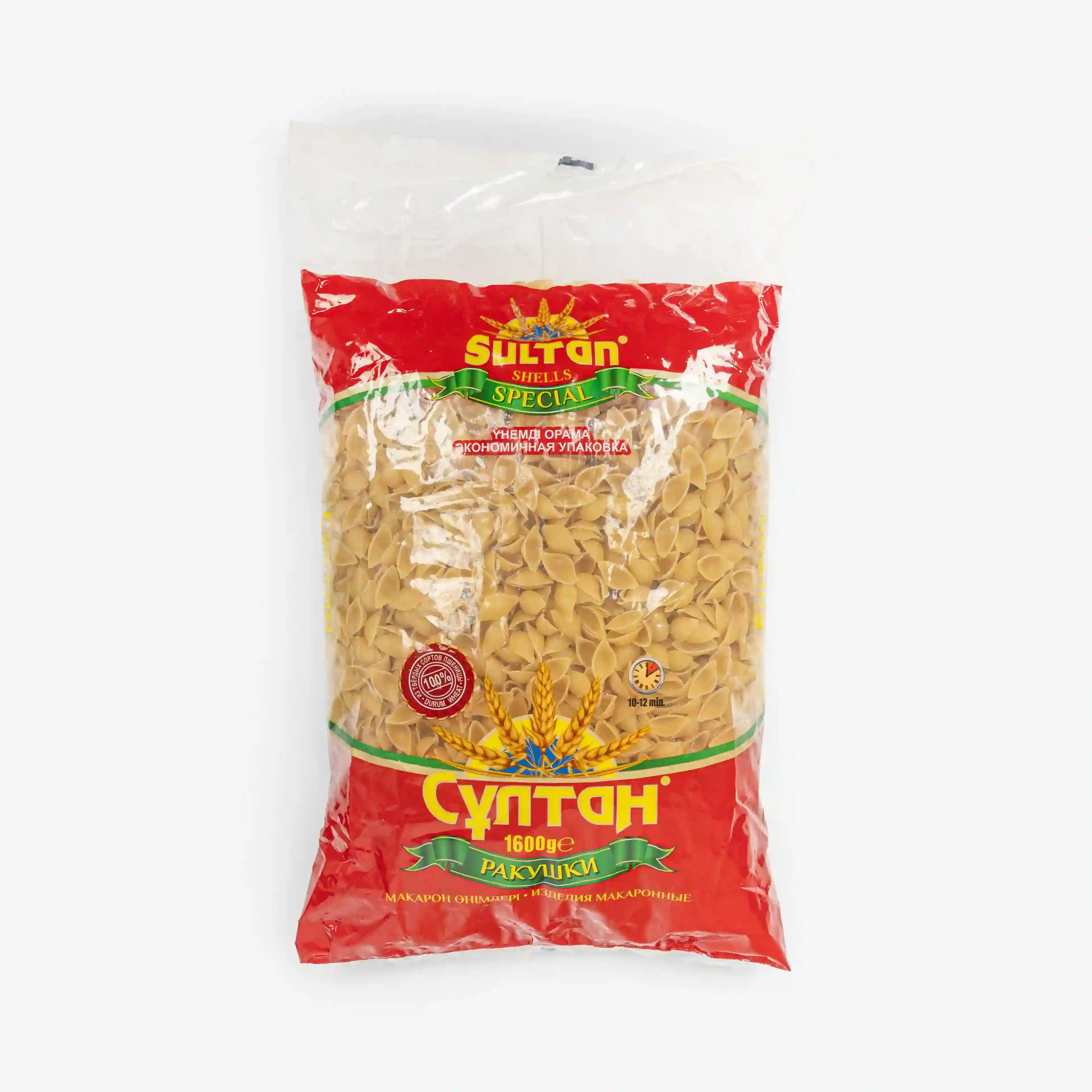 Макароны Султан ракушки 1.6 кг