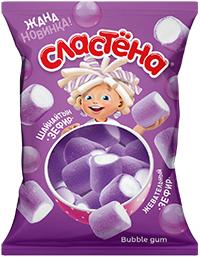Сластена зефир Bubble Gum 75 г