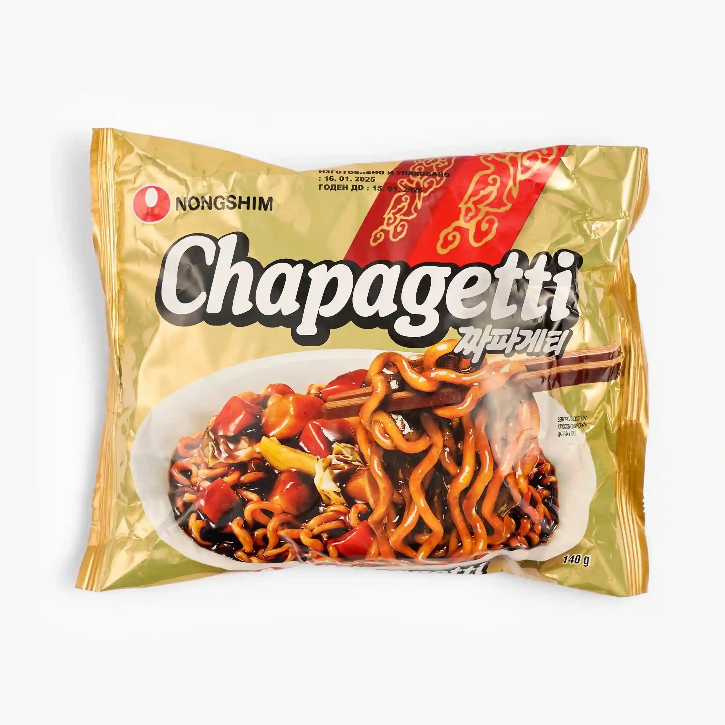 Лапша Nongshim чэпэгети соус из черных бобов 140 г