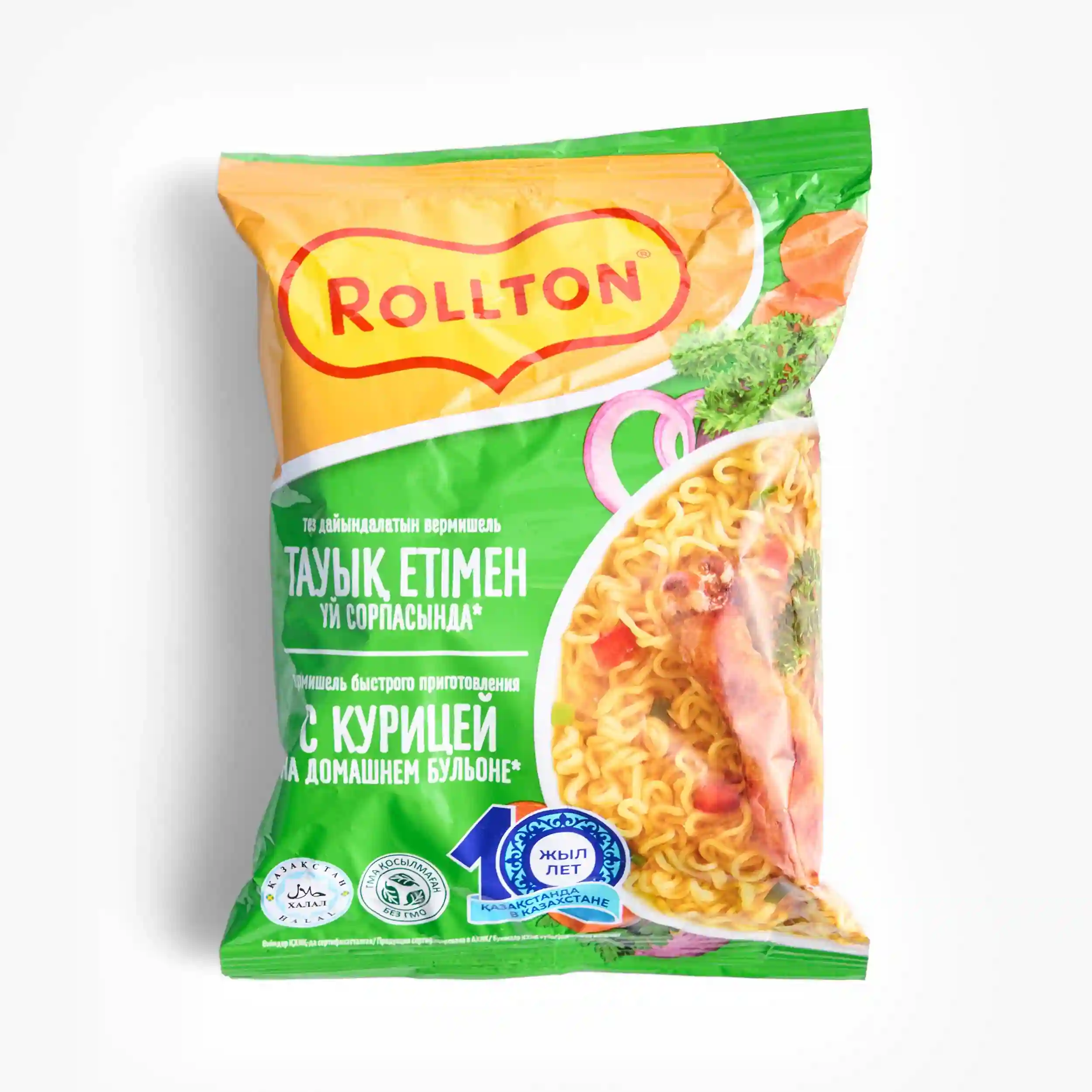 Лапша Rollton со вкусом курицы, 60 г