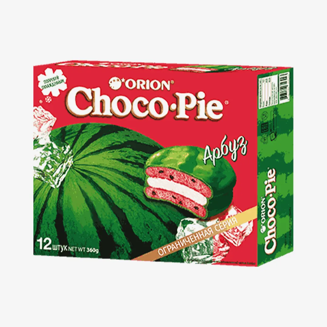 Печенье Orion choco pie арбуз 360 г
