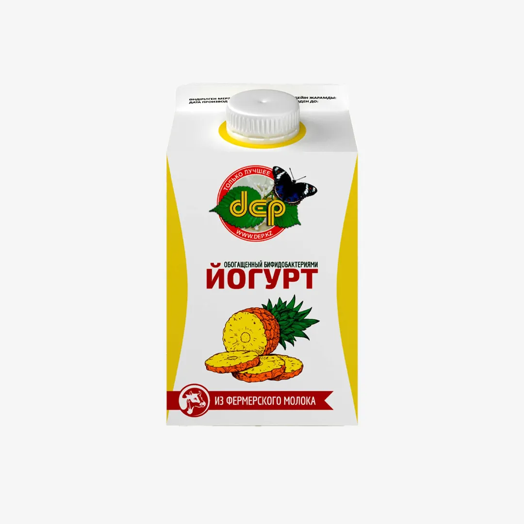 Йогурт ДЕПовский Ананас 2,5% 500 г