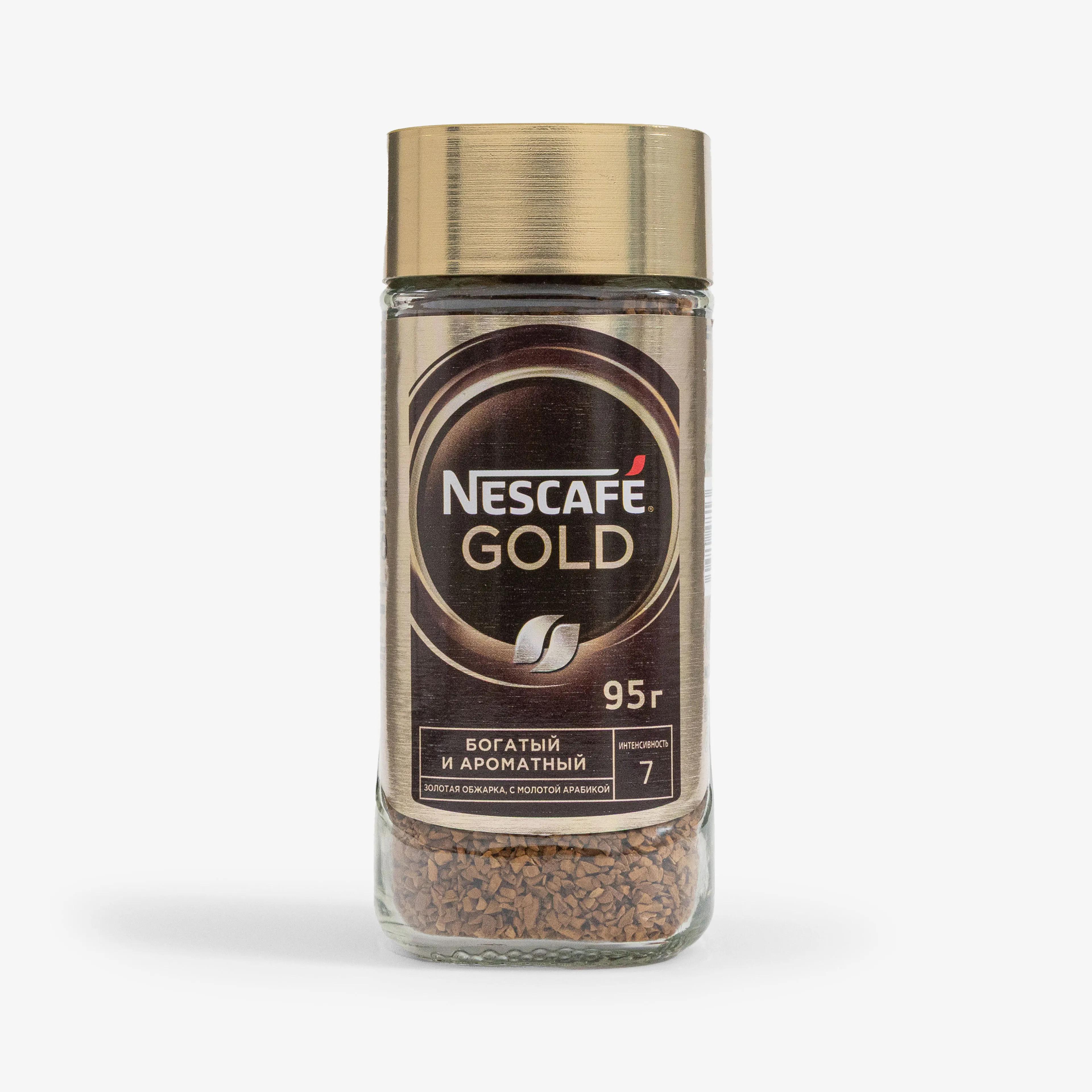 Кофе Nescafe Gold натуральный растворимый сублимированный 95 г