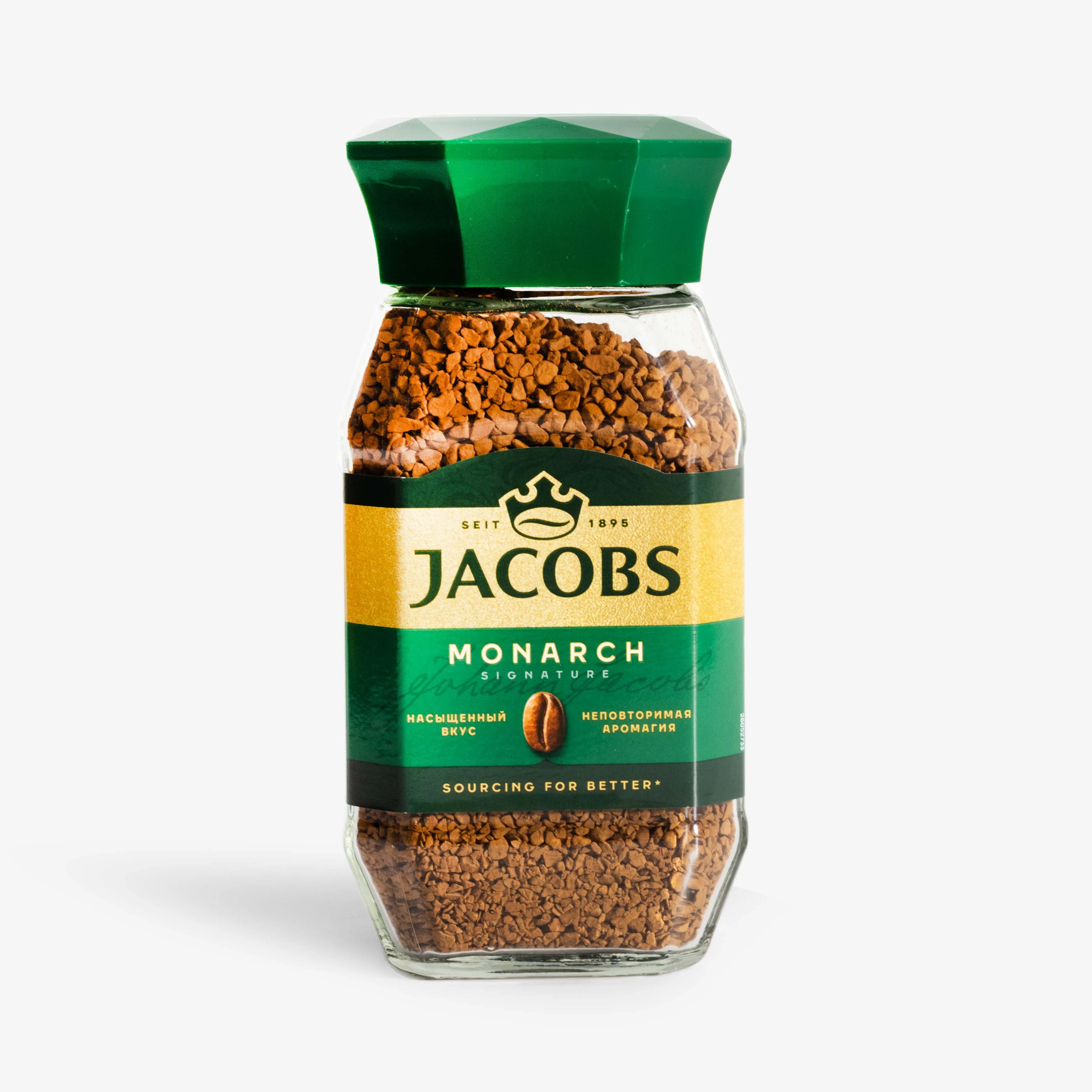 Кофе Jacobs Monarch растворимый сублимированный с/б 95 г