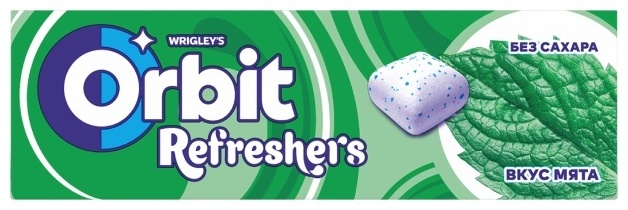 Жевательная резинка Orbit Refreshers мята 7 шт