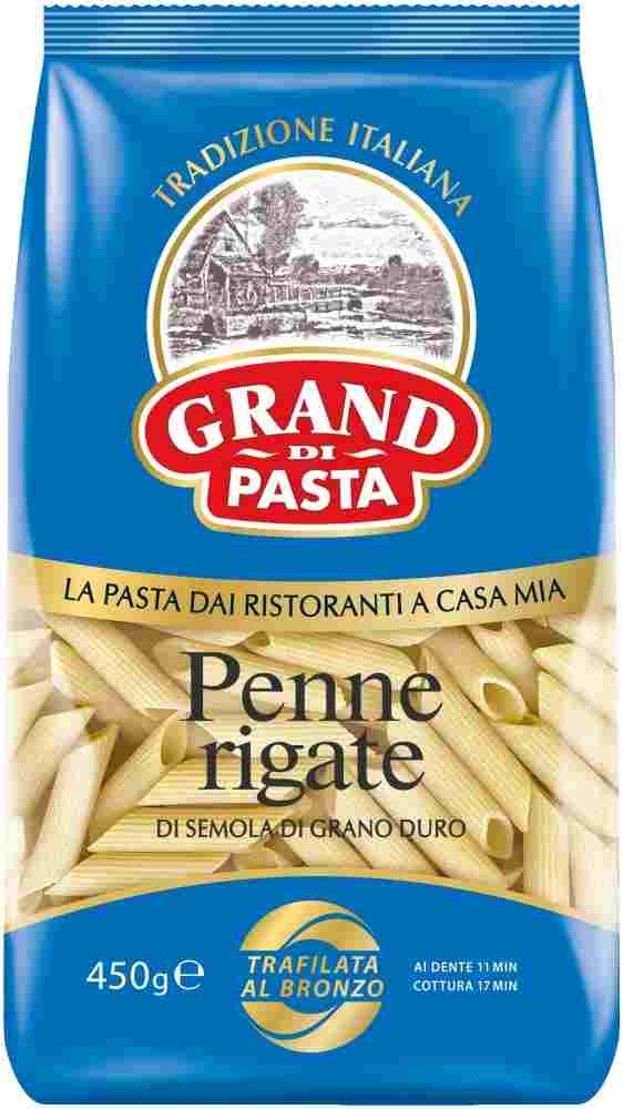 Макароны Grand di Pasta Penne rigate перья, 450 г
