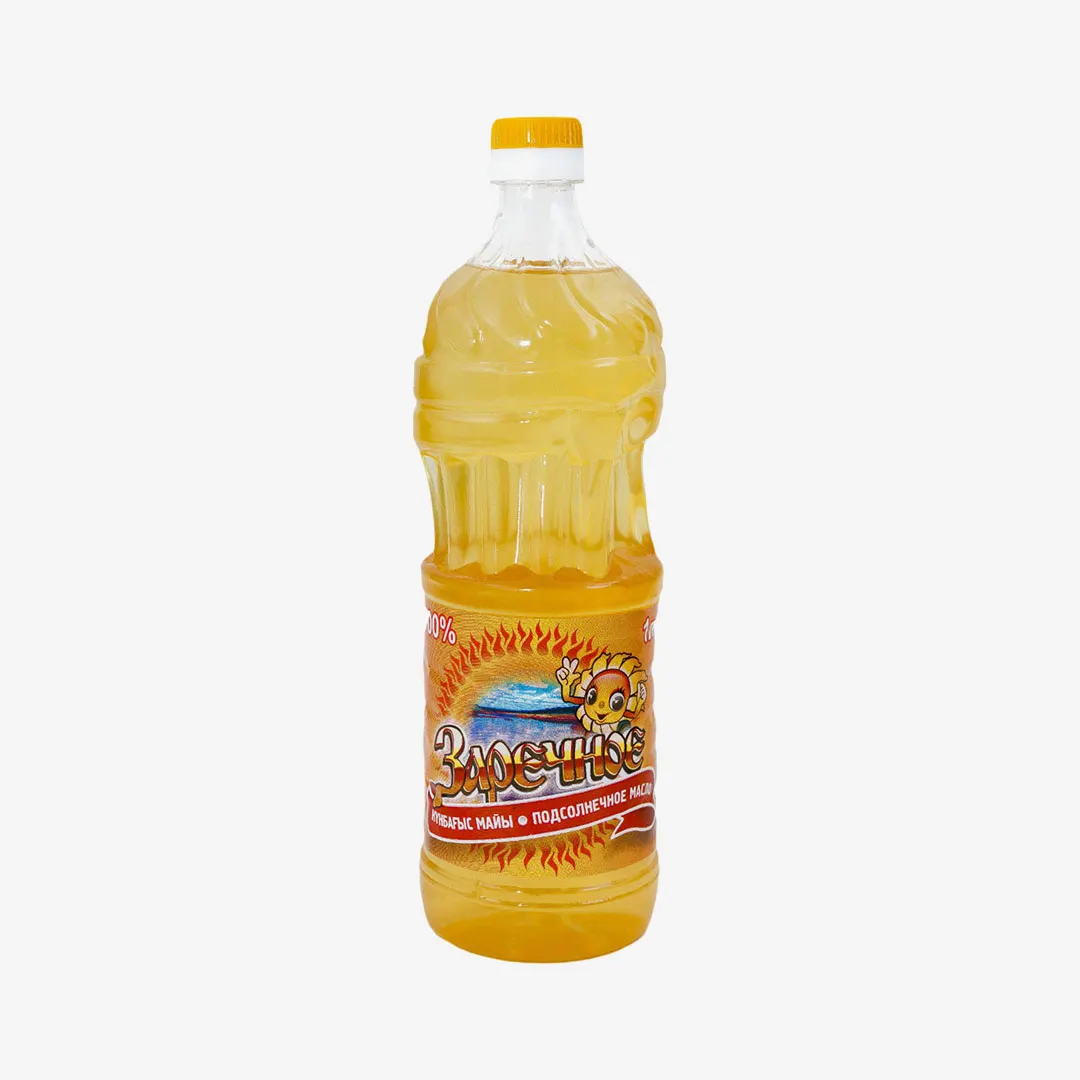 Масло Заречное подсолнечное рафинированное 1 л