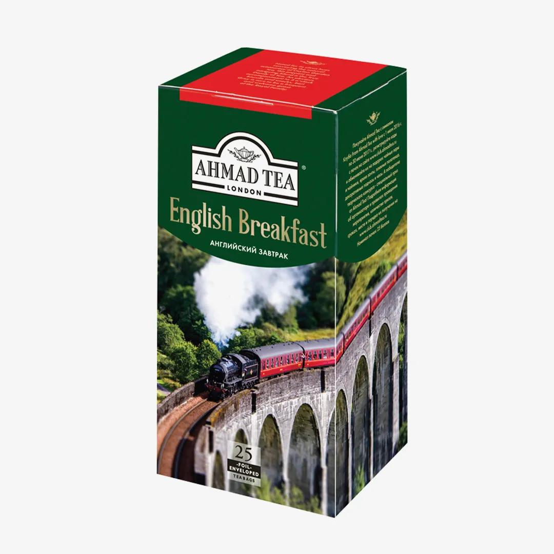 Чай Ahmad Tea английский завтрак черный 25 пакетиков