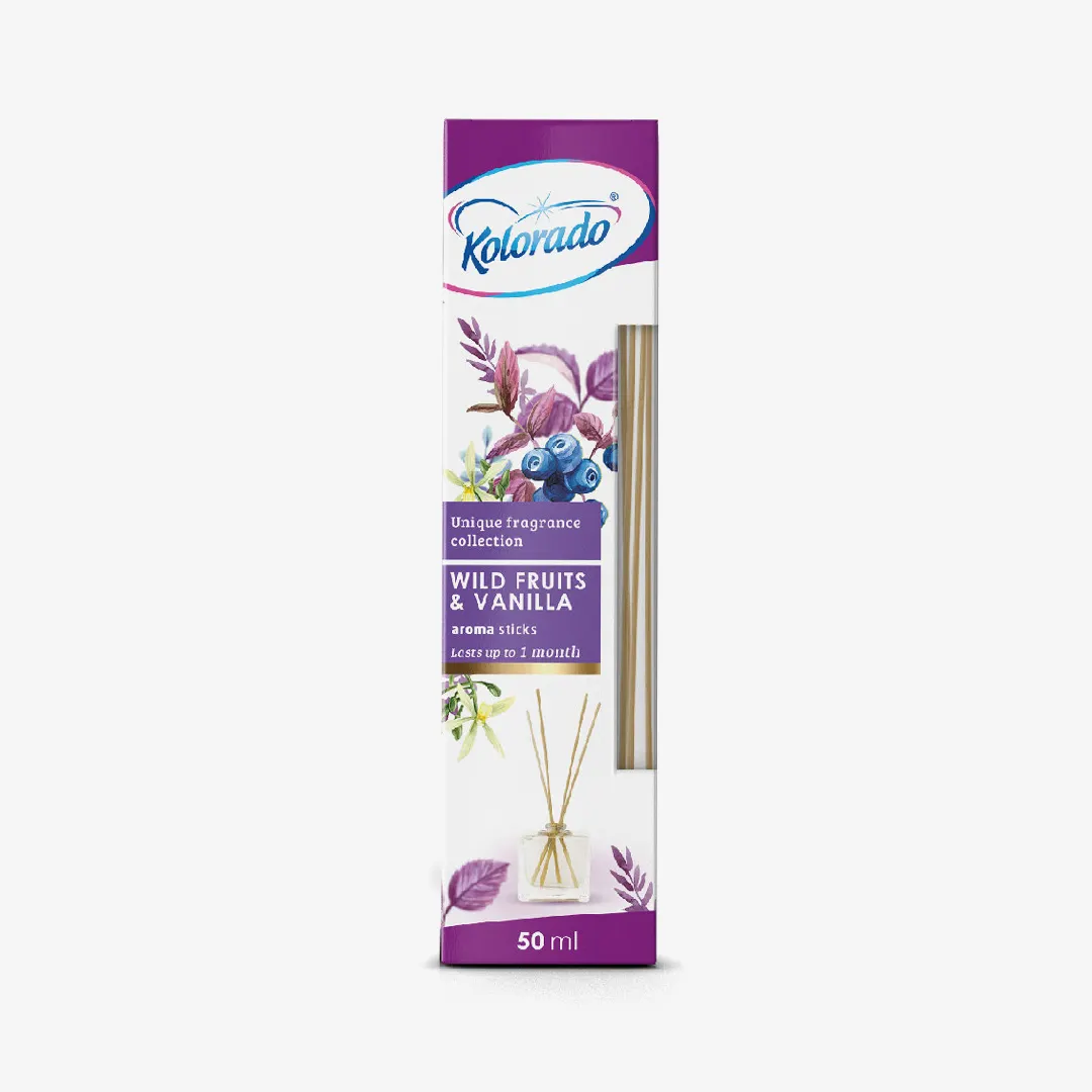Аромадиффузор Kolorado aroma sticks Wild fruits vanilla, 50 мл