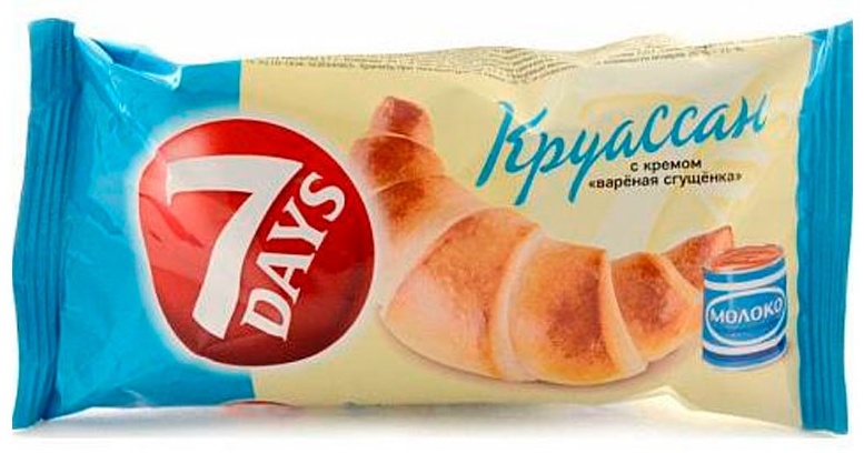 7 Days круассан С вареной сгущенкой 65 г
