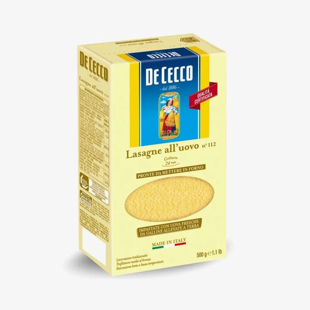 Макароны De Cecco Lasagne All’uovo 500 г