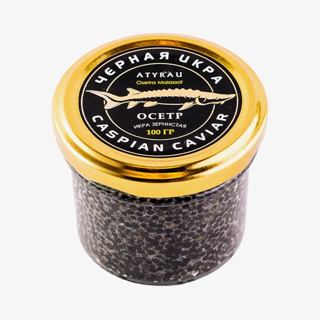 Икра черная Caspian Caviar сибирского осетра 100 г