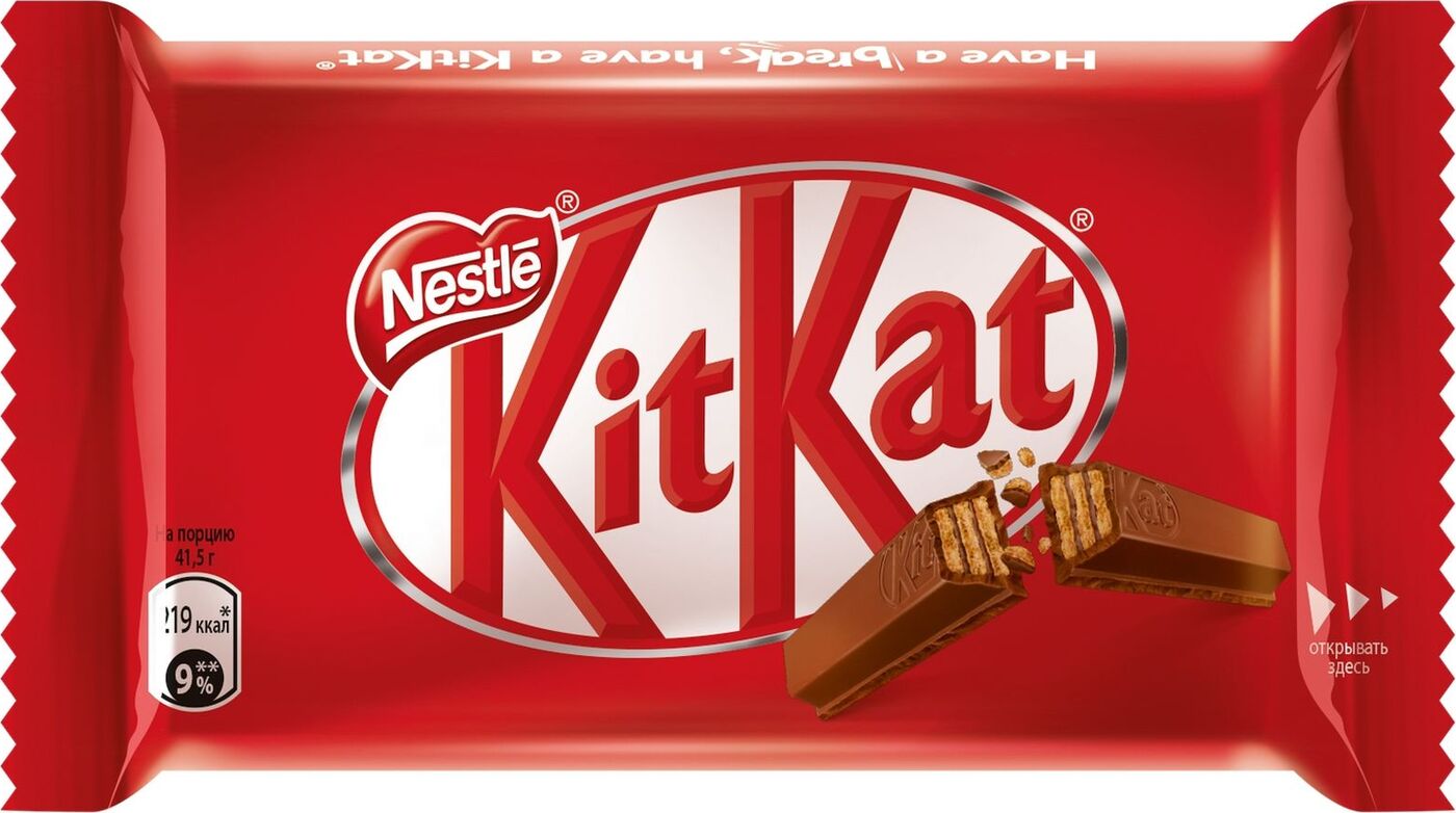 Батончик Kitkat молочный шоколад 41 г