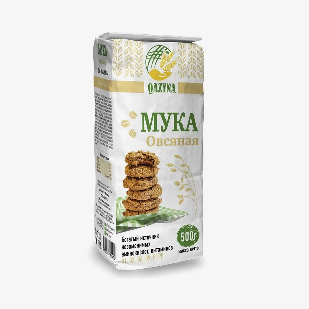 Мука Qazyna овсяная 500 г