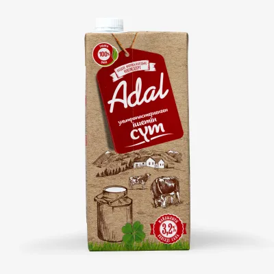 Молоко Adal 3.2%, 925 мл