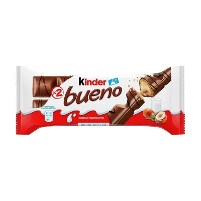 KINDER Bueno шоколадный батончик молочный 43 г