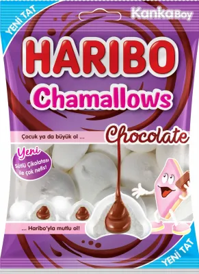 Haribo маршмеллоу Chamallows chocolate 62 г